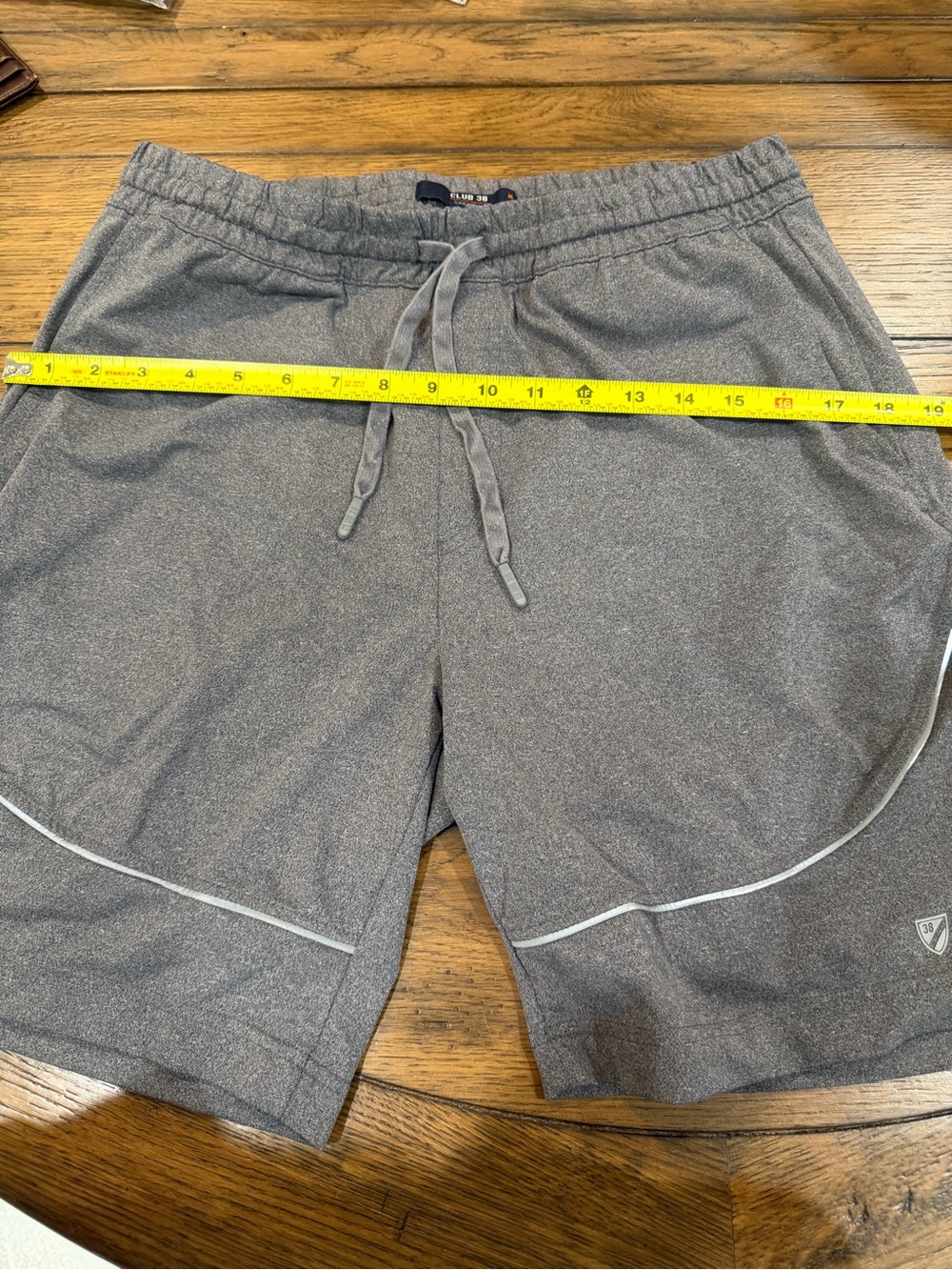 Daniel Cremieux Heather Gray Athletic Drawstring Shorts - Picture 5 of 7